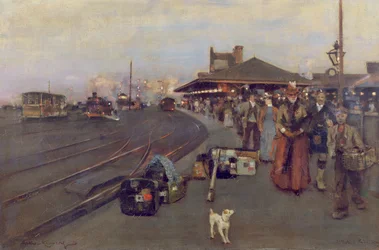 Bahnhof Stirling, 1888